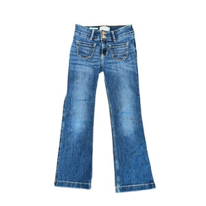 Girls Abercrombie Kids Low Rise Bootcut Jeans 11/12 Short